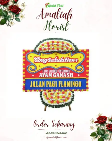 Sewa Papan Bunga Muara Karang